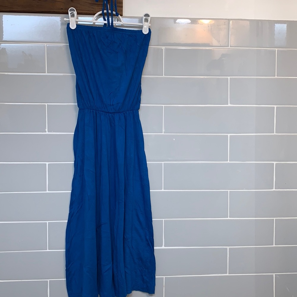 H&M Blue Halter Dress